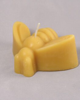 Honey Bee Gold Beeswax Candle