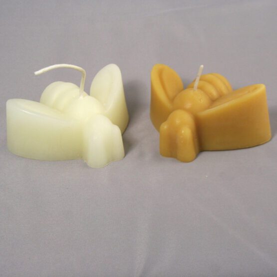 Two bee candles