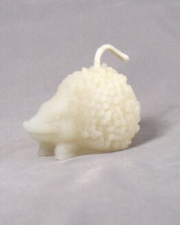 Beeswax Rat Shaped Candle In White